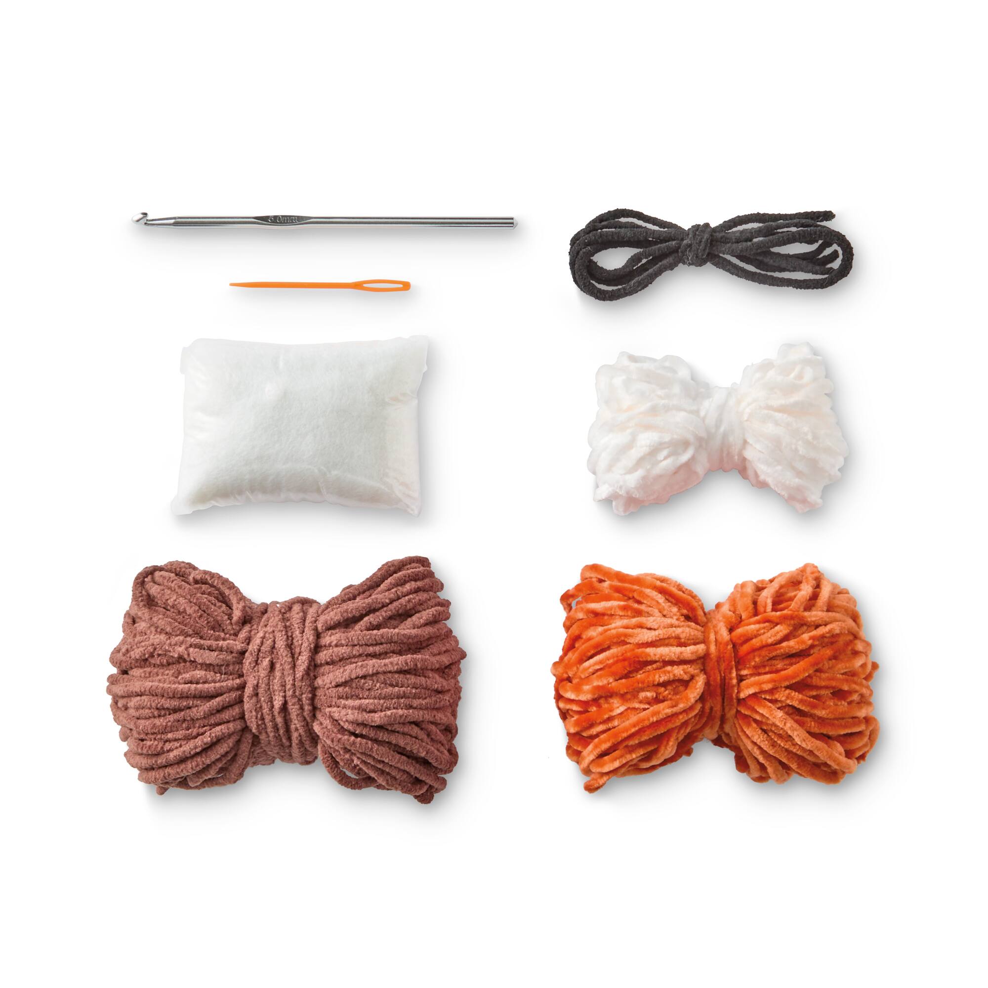 Red Panda Intermediate Cuddle Craft Crochet Kit by Loops & Threads®